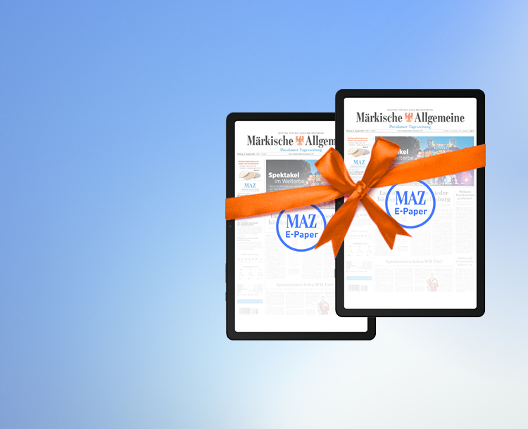 Deins? Meins? Jeder eins! - Zwei Samsung-Tablets zu jedem MAZ E-Paper.